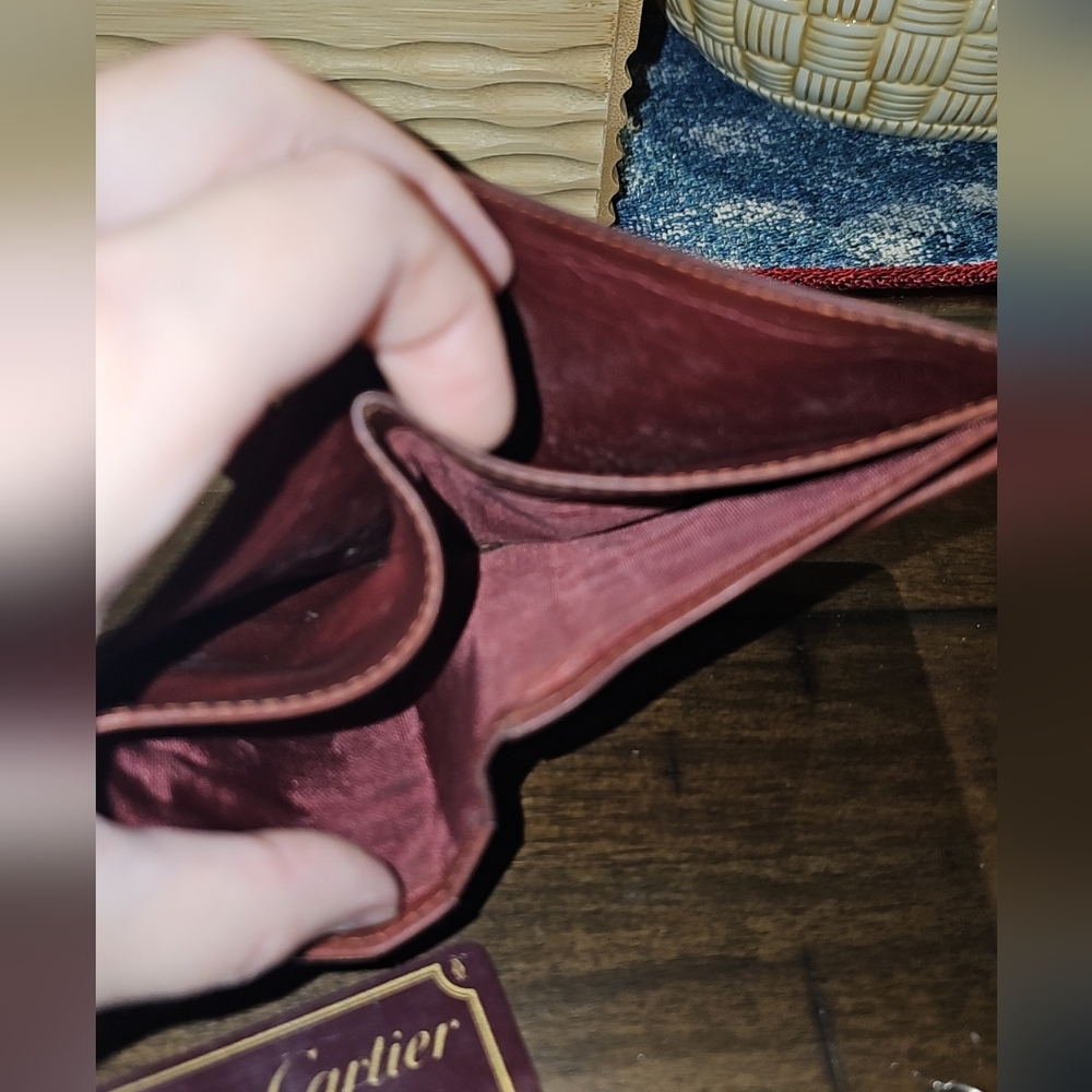 Cartier Wallet, With Authentication Card, Great C… - image 4